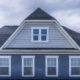 House with vinyl siding and vinyl shake accents.